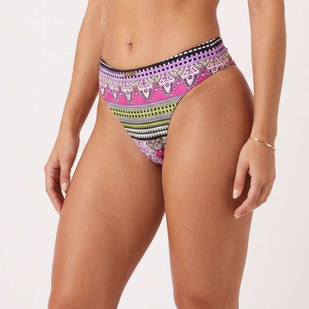 Sabz Swimwear Bikini Bottom Womens Small Geometric Paisley